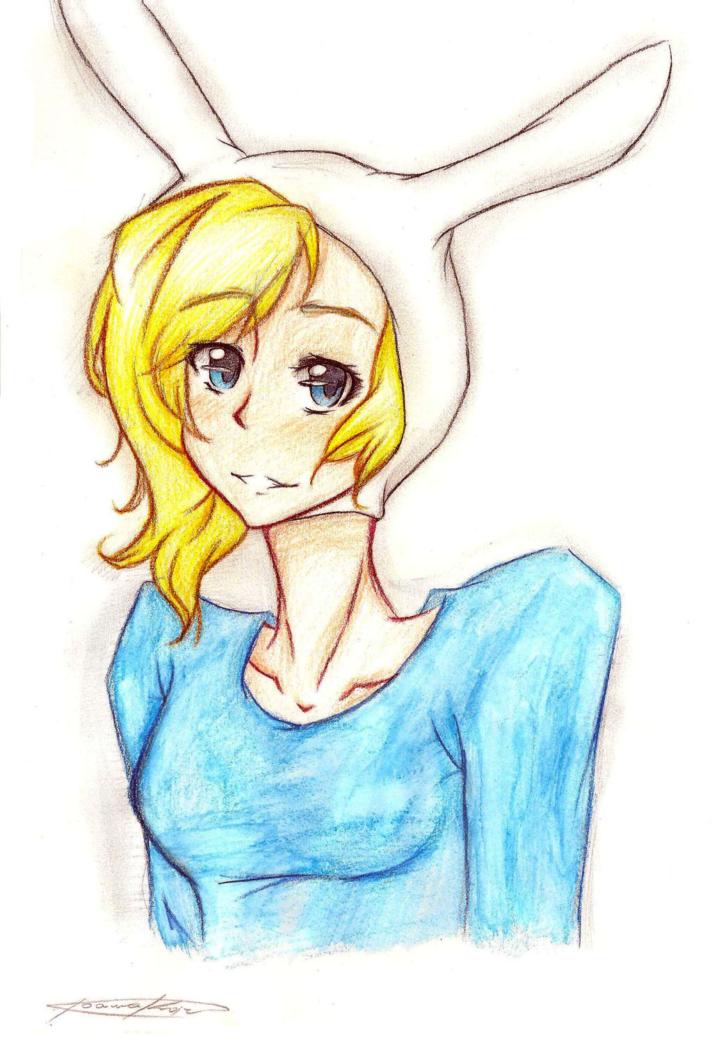 Adventure Time : Fionna by joannawentbananas on DeviantArt