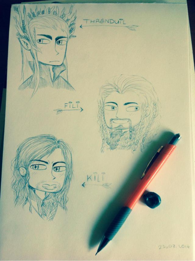 Hobbit doodles