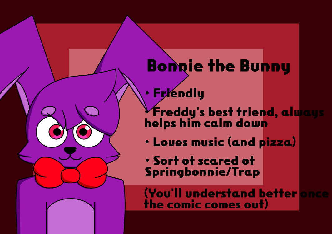 Bonnie the Bunny Ref Sheet by DR34MSP4C3 on DeviantArt
