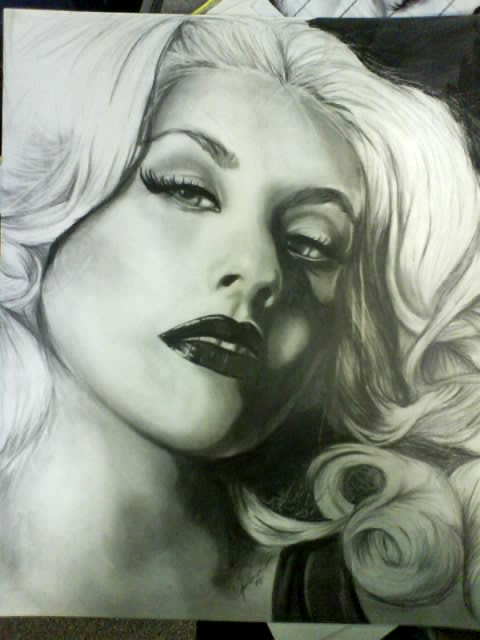 Christina Aguilera Portrait