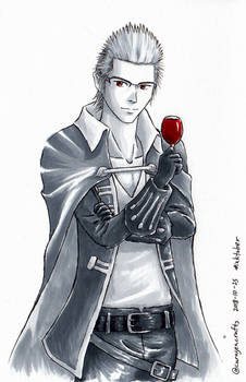 Inktober Day 25: Vampire Ignis revisited, part 1