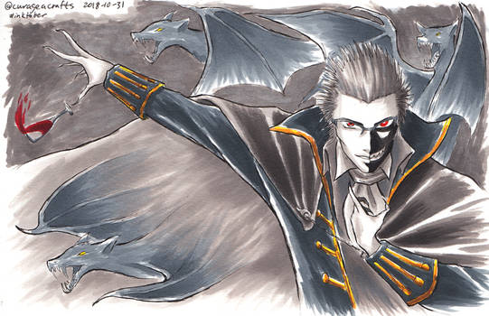 Inktober Day 31: Vampire Ignis (again :P)