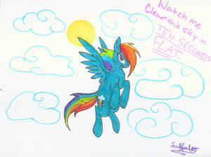 Rainbow Dash: Markers