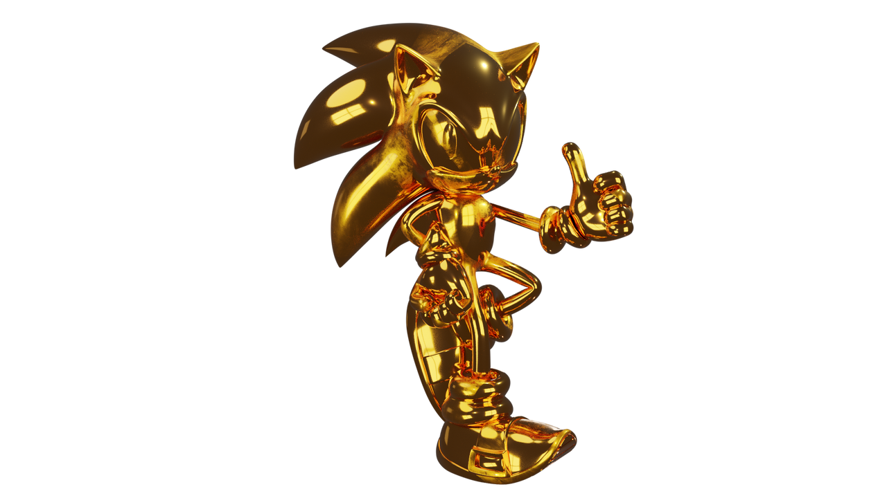 Gold Sonic Rng gold sonic by Fr3shade on DeviantArt