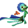 A Clownfish And A Sea Monster