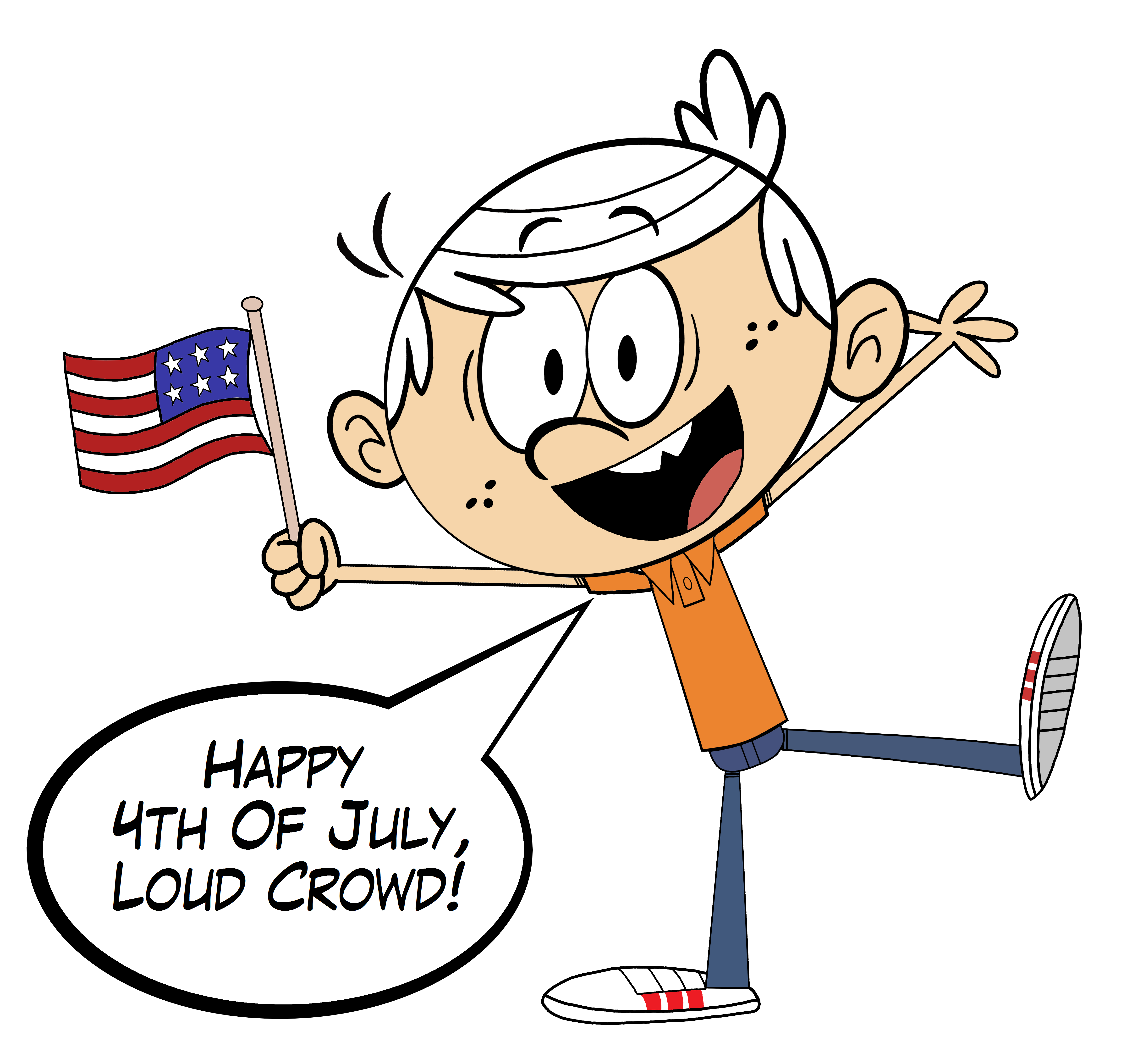 Lincoln Loud Celebrates The 4th Of July