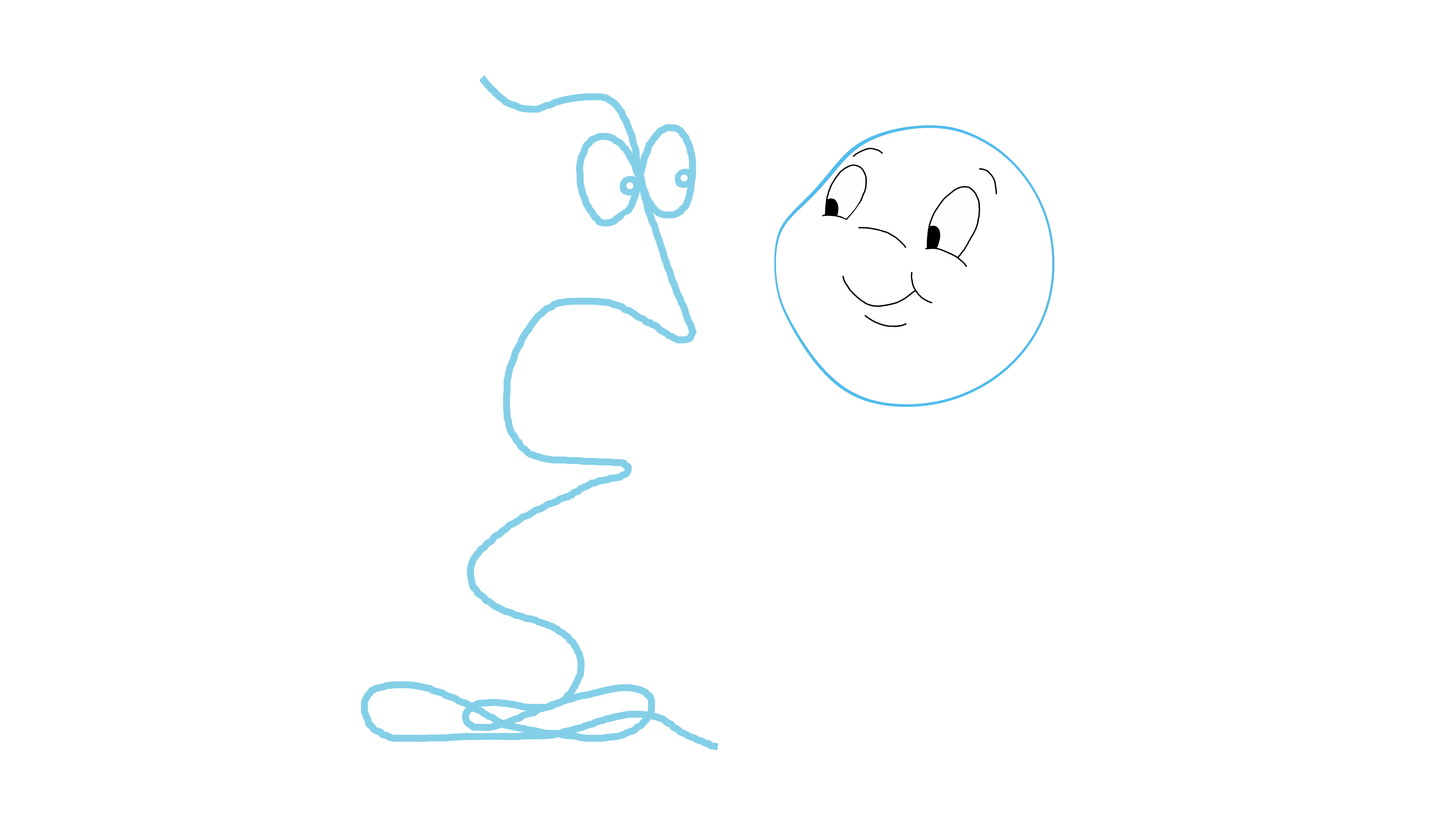 Mr. String And Bob As A Ghost