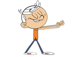Lincoln Loud Dancing The Running Man To The Left (