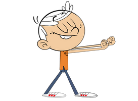 Lincoln Loud Dancing The Running Man To The Left (