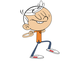 Lincoln Loud Dancing The Running Man To The Left (