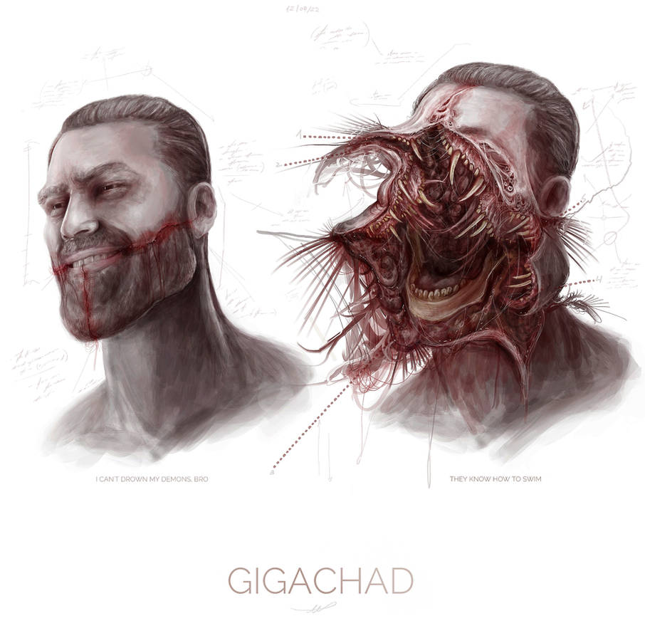 There is a gigachad among us (WIP) by Cop2 on DeviantArt