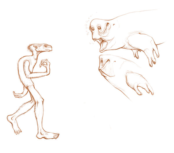 Post Human Creatures Post-human designs by electreel on DeviantArt