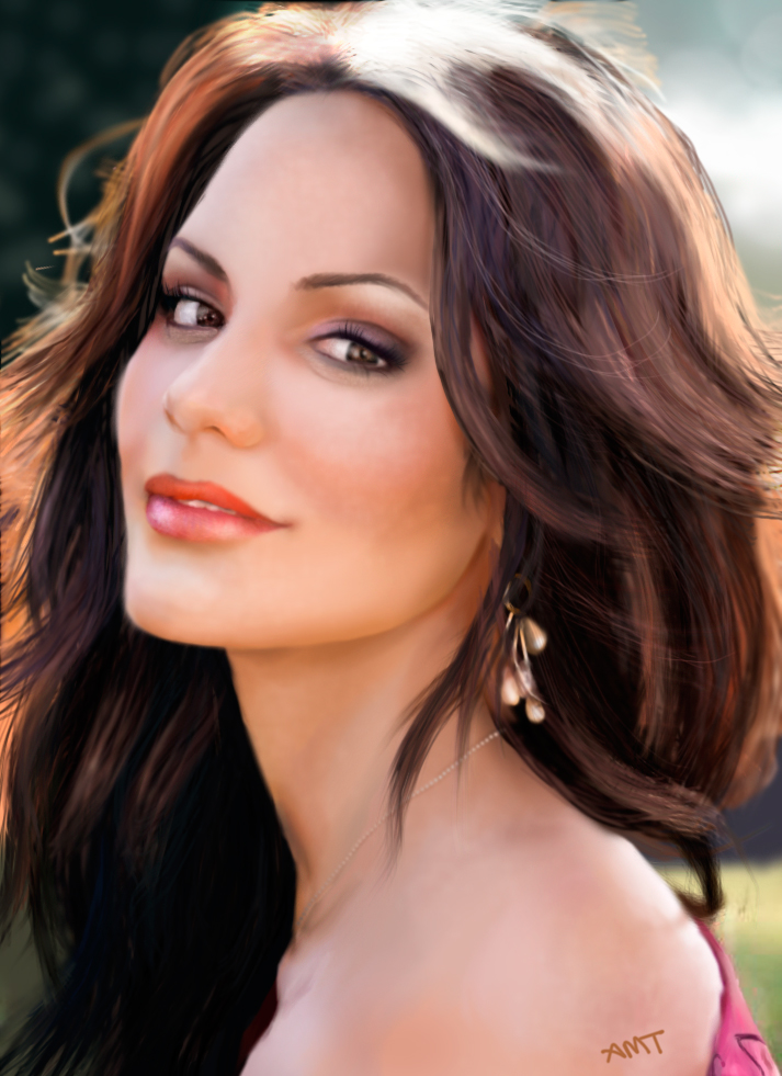 Katharine McPhee Painting