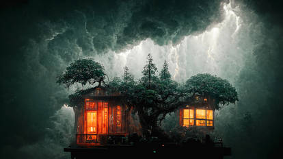 Storm Above the Terrace