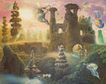 The Ruins in Springtime by Tolkyes The Ruins in Springtime by Tolkyes