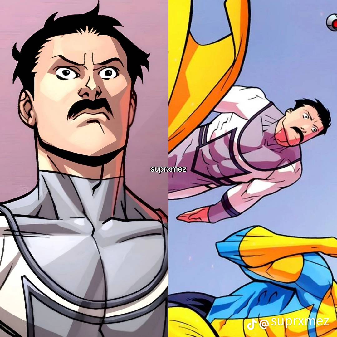 Normal Mark Invincible invincible mark with viltrumite mustache by RayDouglasfontenele on ...