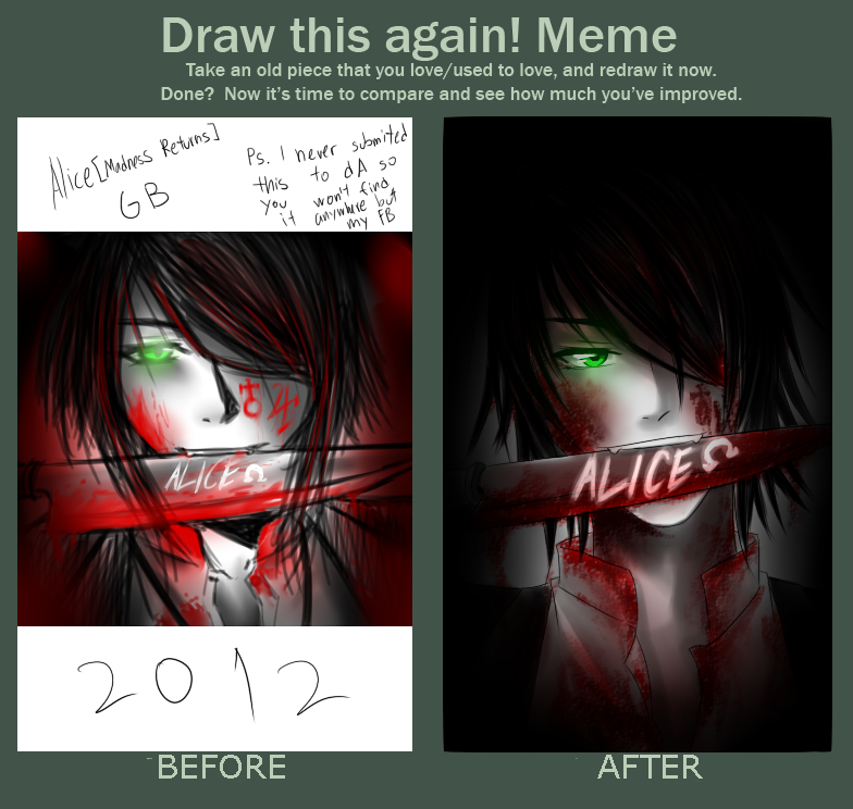 Draw This Again Meme -2012 vs 2013-
