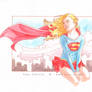 Supergirl art deco