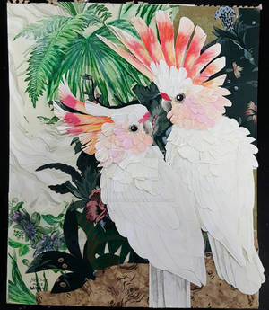 Major Mitchell's Cockatoos Paper Art