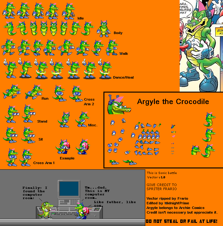 Argyle The Crocodile Advance 1