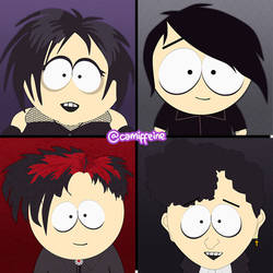 Goth kids icons