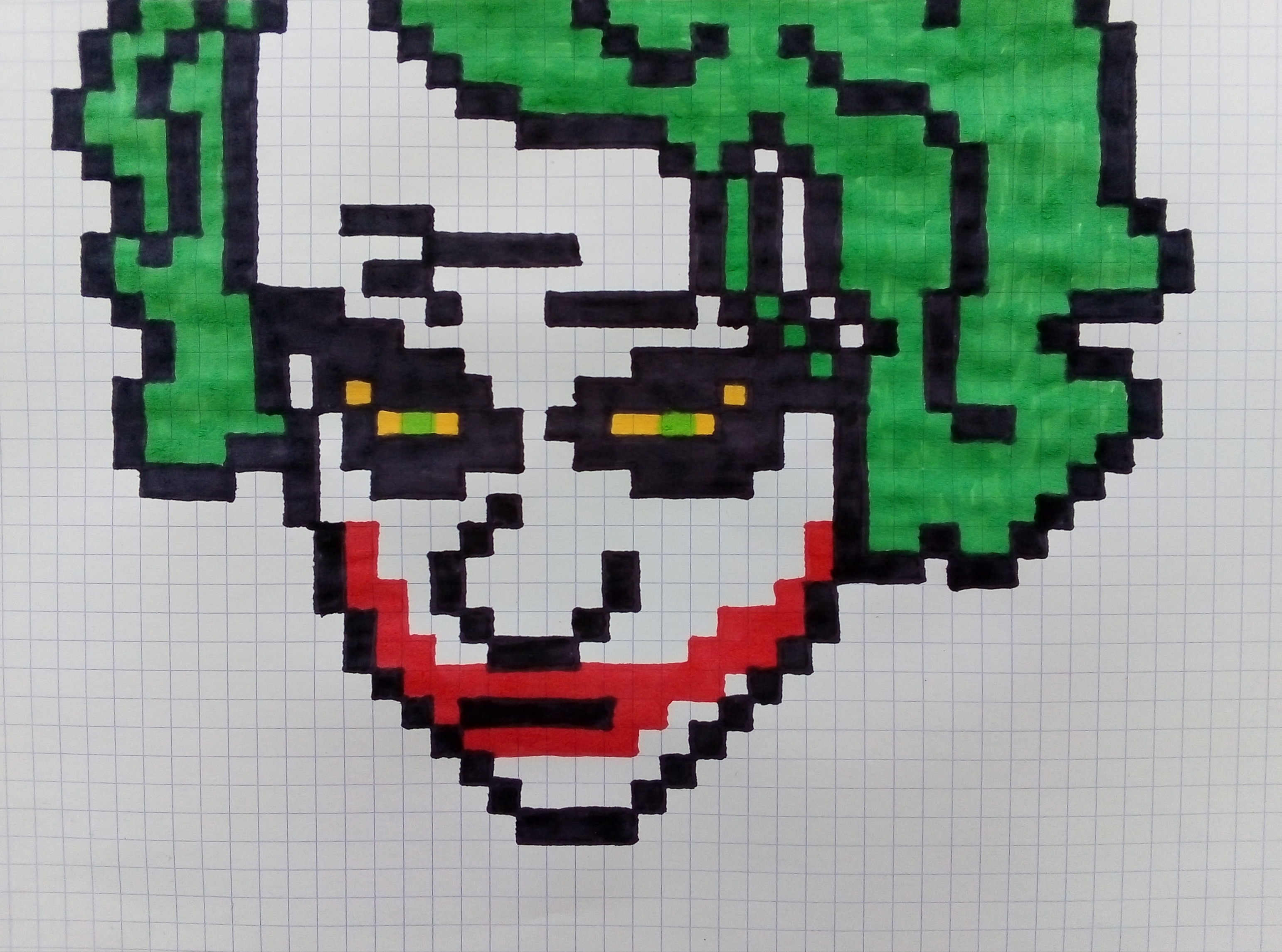 Totem Coringa em pixel art | The Joker