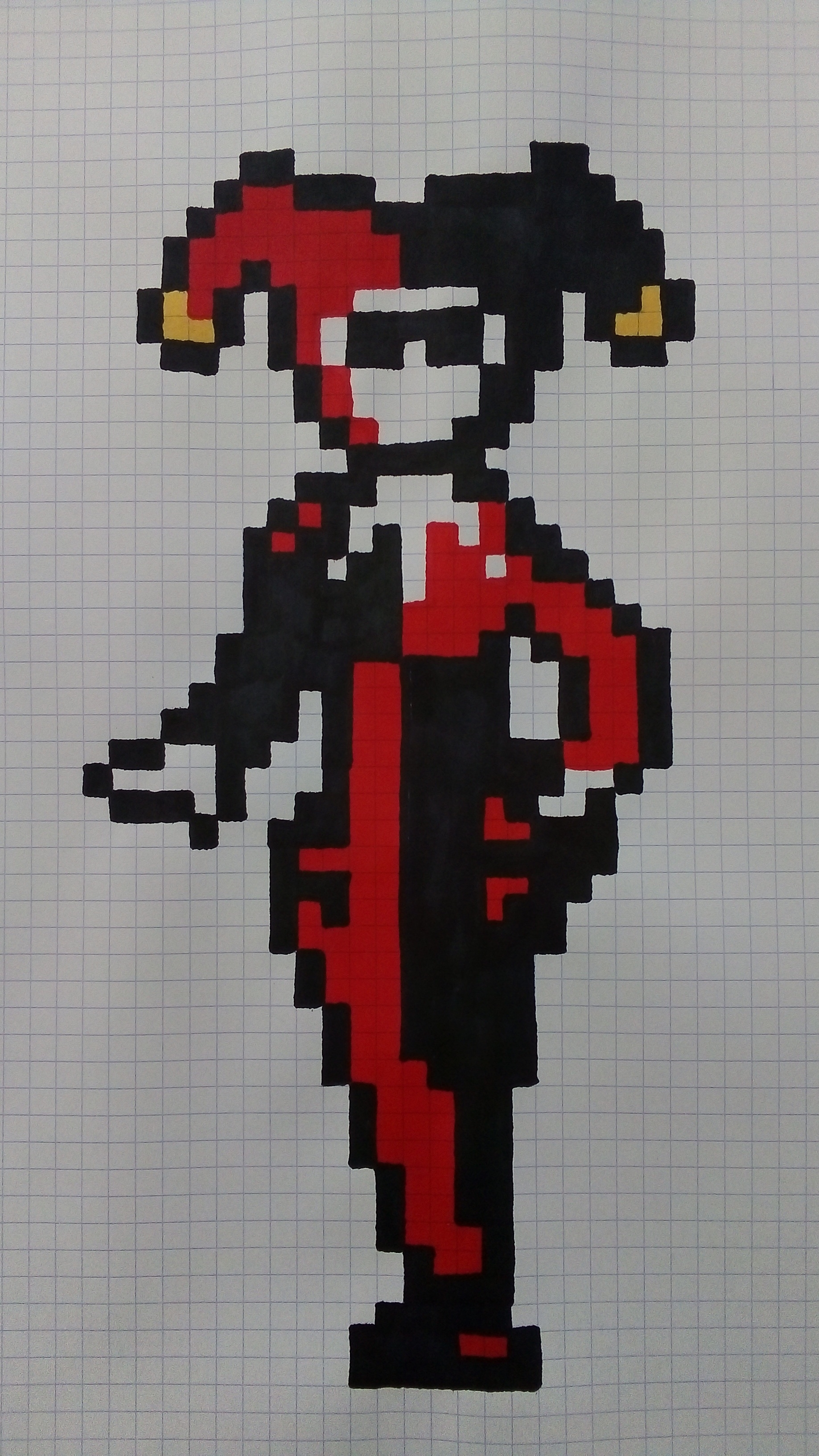 Minecraft Joker Batman Harley Quinn Pixel art, pixel art, roxo, DC