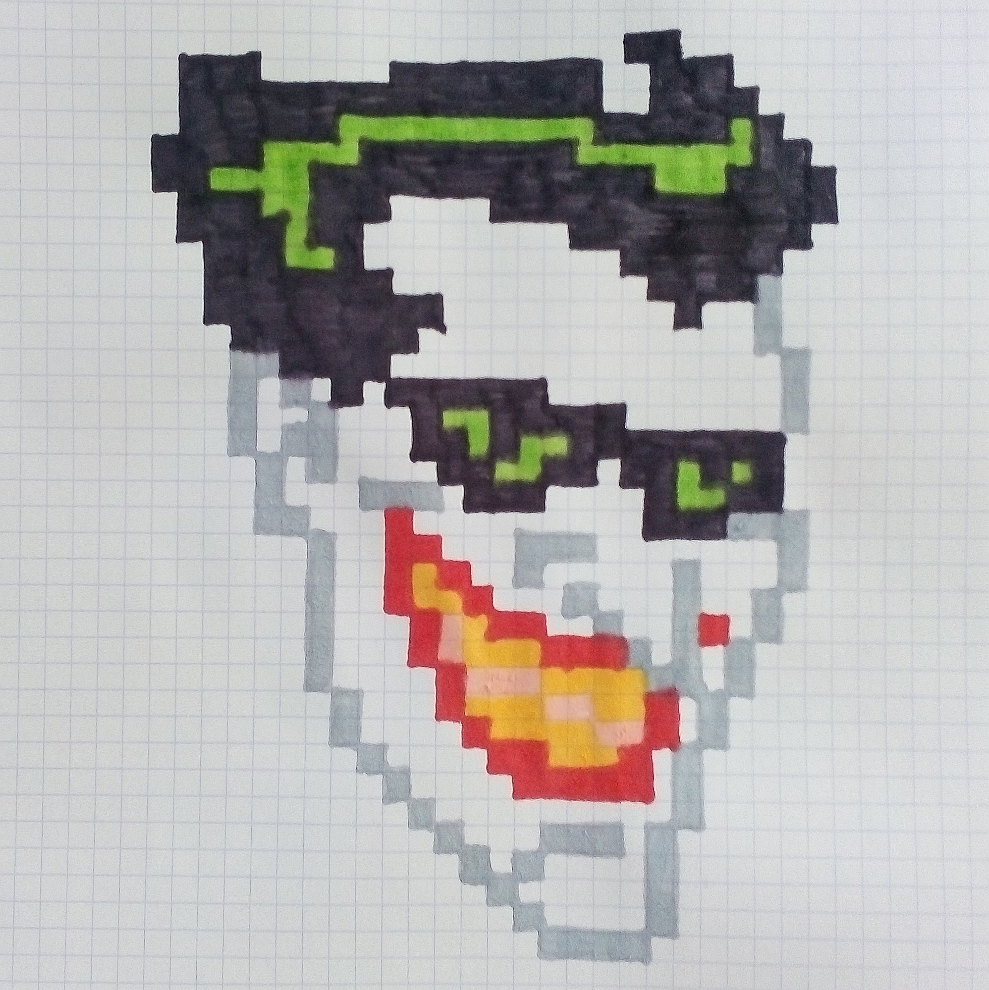 Totem Coringa em pixel art | The Joker