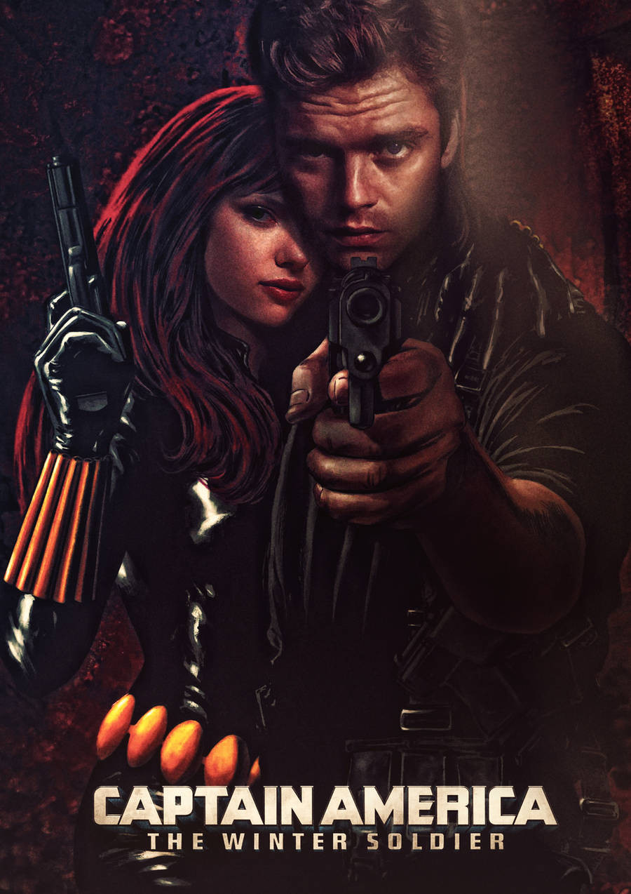 Winter Soldier and Black Widow by tomzj1