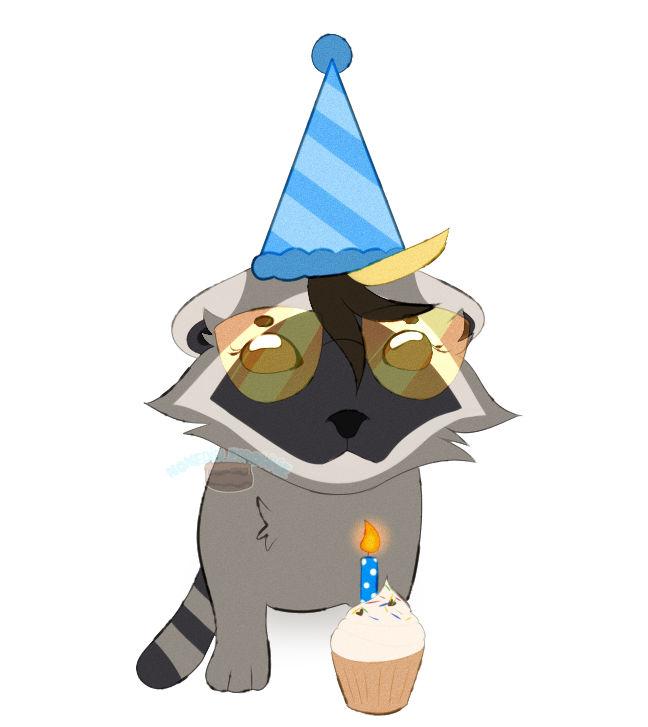 Cartoon Stinky Racoon Stinky birthday raccoon by nonediblebrownie on DeviantArt