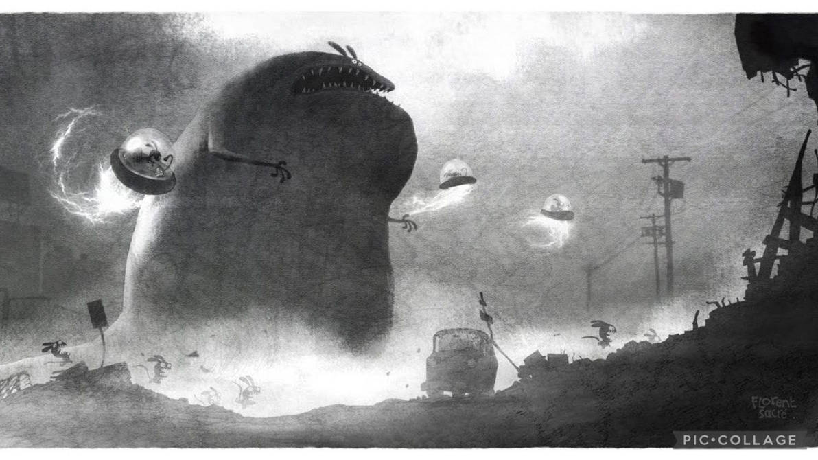 Rabbid-zilla by sharkboi1330 on DeviantArt