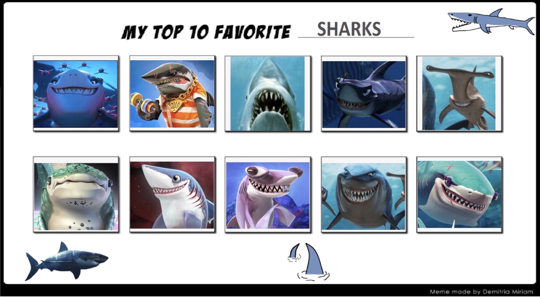 Shark Deviantart My top 10 shark characters by sharkboi1330 on DeviantArt