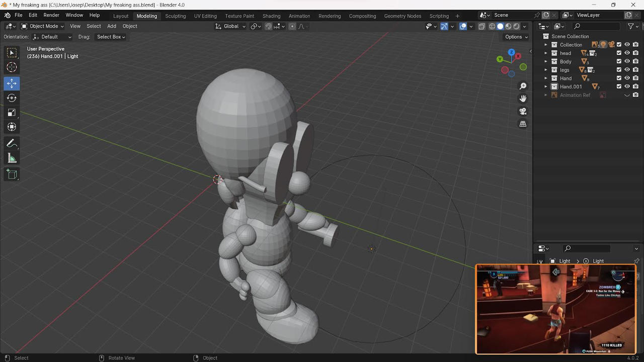 3D Model of Jman by JosephSharpGAA on DeviantArt