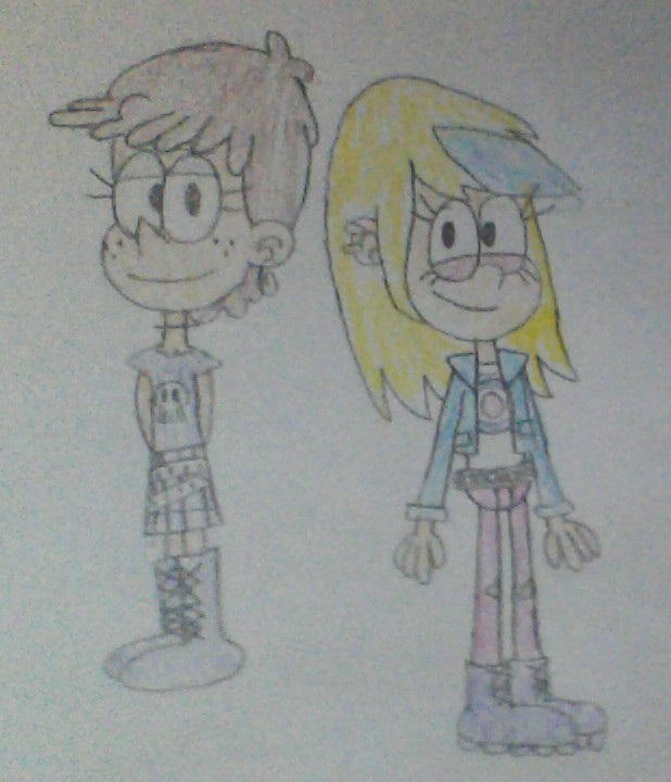 Luna Loud and Sam Sharp by Christi7186463 on DeviantArt