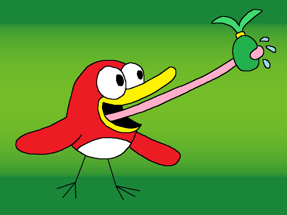 Pyoro (WarioWare) (Digital) by Christi7186463 on DeviantArt