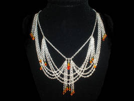 Fire Drip Crystal Necklace