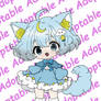 Chibi Cloud Catgirl Adoptable