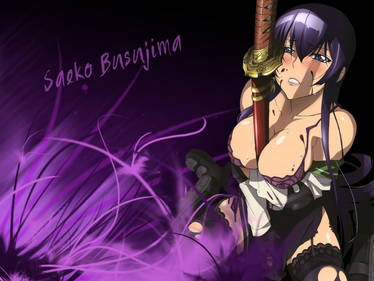 Saeko Busujima Sexy Wallpaper