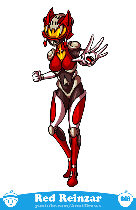 Red Reinzar by AnutDraws