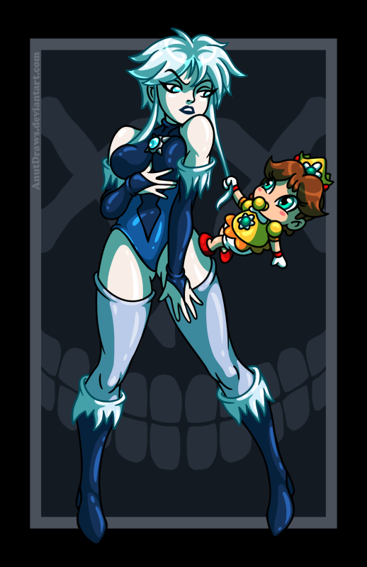 Killer Frost vs. Baby Daisy by AnutDraws