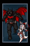 Batman vs. Tails VARIANT by AnutDraws