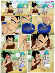 Vegeta's first smoke