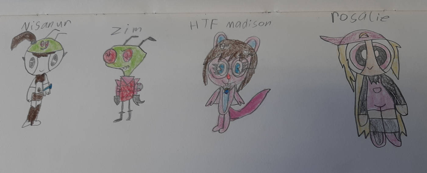 I'm drawing Nisanur, Zim, HTF Madison and Rosalie by DianaParadna on ...