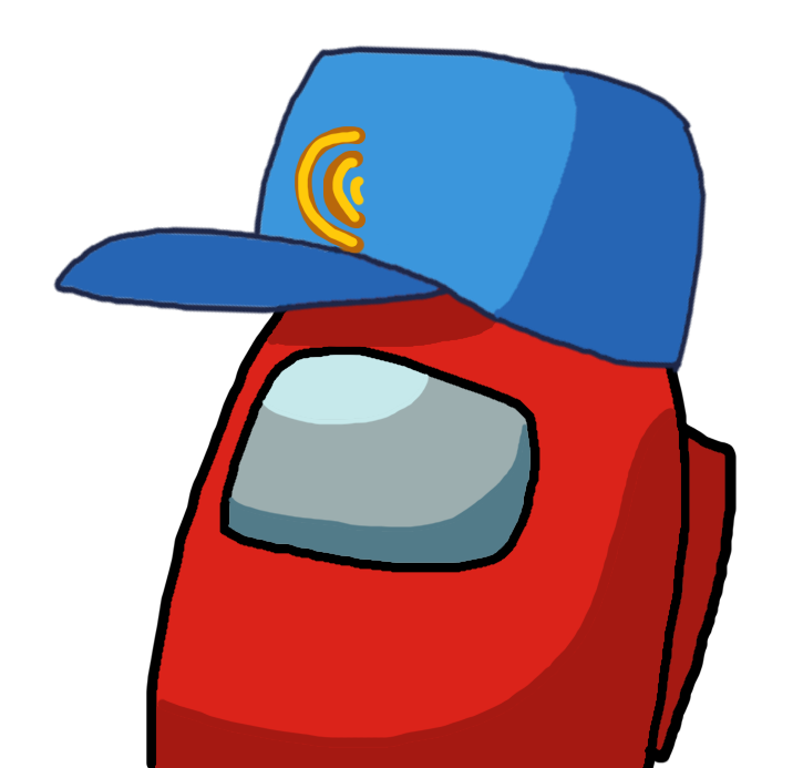 Among us red deals hat