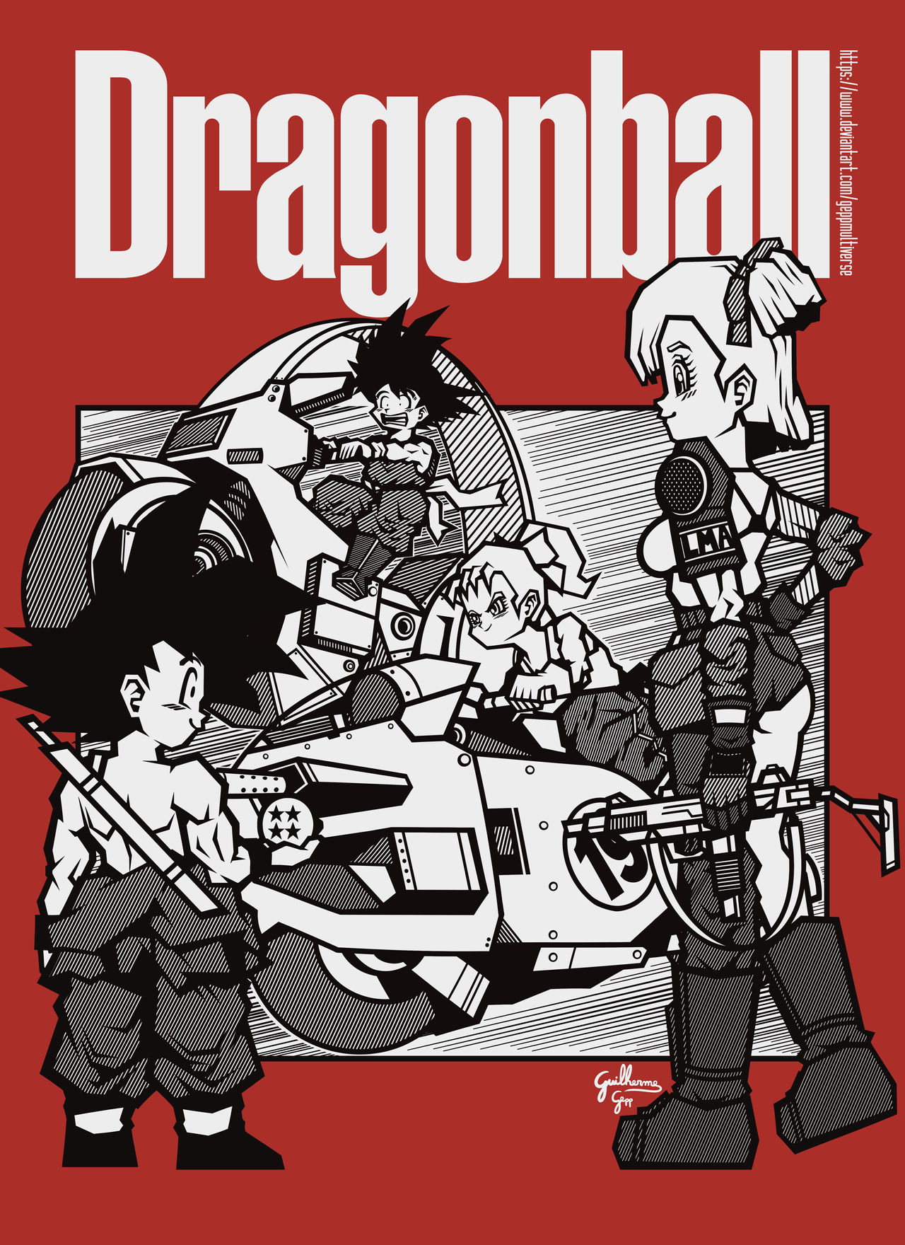 Dragon Ball Manga Cover Style 1: Bulma and Goku by GeppMultiverse on  DeviantArt