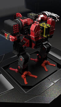 A1 - Sentry Robot Walker - Back side view