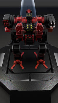 A1 - Sentry Robot Walker - Back side view