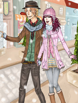 It's Snowing - Winter Couple Contest