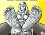 Jocasta's feet (Avengers)