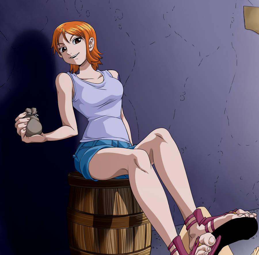 Nami footjob by RankerHen on DeviantArt